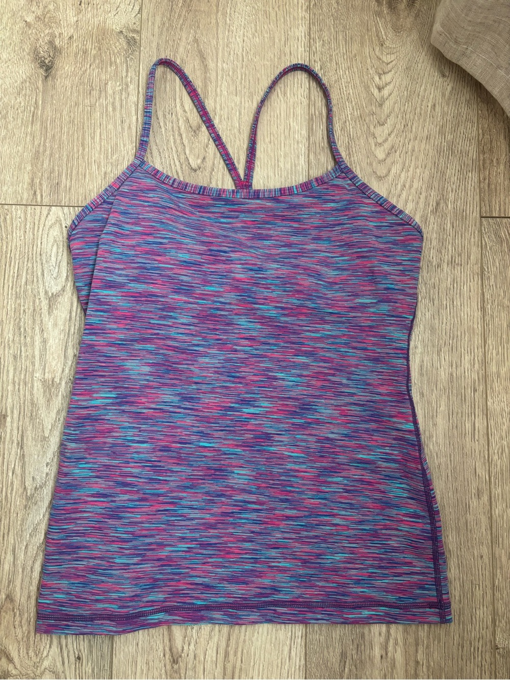 Y2K Lululemon Multi-Color Space Dye Racerback Tank Top